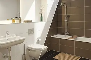 Bau Digital | Toilette, Badewanne, Dusche, Waschbecken